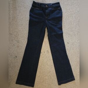 Talbots Blue Fit And Flare Jeans Pants Womens Size 4, 5 Pocket